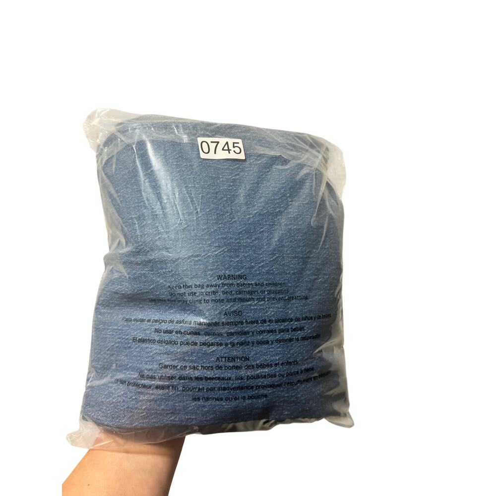 Madewell The Perfect Vintage Wide-Leg Jeans Womens 31 Blue Stretch Denim Relaxed - Picture 16 of 16